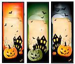 Halloween banners Vector