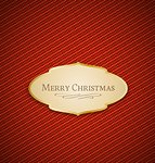 Vector Merry Christmas frame and background