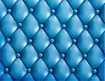Blue button-tufted leather background