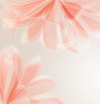 Abstract floral background with place for text