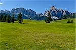 view of the mount alta badia  - Italy