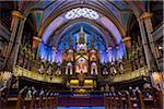 Altar in Notre-Dame Basilica, Montreal, Quebec, Canada