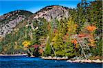 Jordan Pond in Autumn, Acadia National Park, Mount Desert Island, Hancock County, Maine, USA