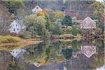 Houses with Lakefront, Maine, USA