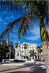 Hotel Inglaterra and Parque Central with Palm Trees, Old Havana, Havana, Cuba