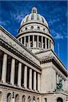 Low Angle View of El Capitolio, Old Havana, Havana, Cuba