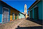 Museo de la Lucha Contra Bandidos and Street Scene, Trinidad, Cuba