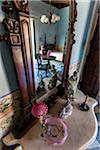 Dressing Table and Mirror in Bedroom, Museo Romantico, Trinidad, Cuba