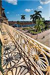 Ornamental Balcony Railing Overlooking Plaza Mayor, Trinidad, Cuba