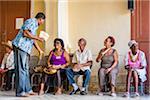 People at Dance Hall at Club Amigos Social Dancing Event, Trinidad, Cuba