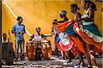 Afro Cuban Musicians and Dancers at Palenque de los Congos Reales, Trinidad, Cuba