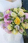 A bridal bouquet, close-up, Sweden.