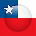 Vector - Chile Flag Glossy Button