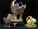 Souvenir box in the form of eggs and the Swan