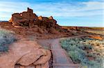 Wupatki National Monument on the Colorado Plateau in Arizona