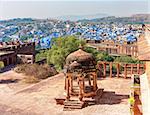 A view of Jodhpur, the Blue City of Rajasthan, India