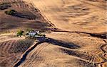 Spanish villa in Andalusian landscape, Montecorto, Spain