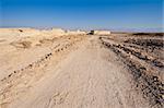 Canyon in the Judean Desert on the West Bank