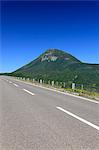 Road through the countryside, Hokkaido