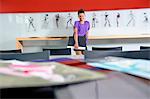 Businesswoman standing in office