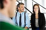 Business people standing in office