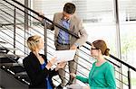 Business people talking in office