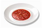 Tomato soup with beans