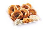 Bagel Platter with Assorted Cream Cheeses