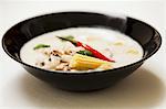 Tom ka gai (Thai chicken and coconut soup)