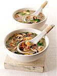 Prawn soup with mushrooms (Asia)