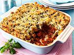 Shepherds pie in a baking dish