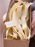 A box of riffled tagliatelle