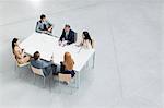 Business people meeting at table