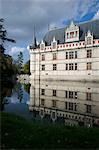 The Chateau, Azay le Rideau, UNESCO World Heritage Site, Indre-et-Loire, Touraine, Loire Valley, France, Europe