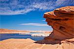 Red Rock formations, Lake Powell, Page, Arizona, United States of America, North America