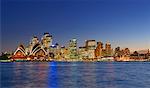 Opera House and Sydney skyline, Sydney, New South Wales, Australia, Pacific