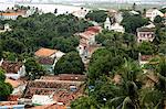 View over the old town of Olinda from Praca do Se, UNESCO World Heritage Site, Olinda, Pernambuco, Brazil, South America