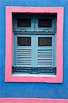 Detail of an old colonial house, Olinda, Pernambuco, Brazil, South America