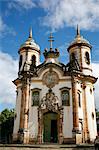 Sao Francisco de Assis church, Ouro Preto, UNESCO World Heritage Site, Minas Gerais, Brazil, South America