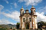 Sao Francisco de Assis church, Ouro Preto, UNESCO World Heritage Site, Minas Gerais, Brazil, South America