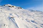 Buchan Hill in winter snow, Galloway Hills, Dumfries and Galloway, Scotland, United Kingdom, Europe