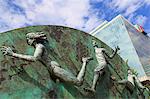 Tribute sculpture by P. Greer, Centennial Olympic Park, Atlanta, Georgia, United States of America, North America