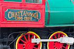 Locomotive at the Chattanooga Choo Choo, Chattanooga, Tennessee, United States of America, North America