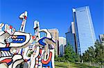 Monument Au Fantome by Jean Dubuffet in Discovery Park, Houston, Texas, United States of America, North America
