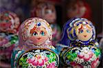 Decorative Russian dolls for sale, St. Petersburg, Russia, Europe