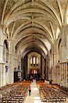 Interior of Cathedrale Saint Andre (St. Andrews Cathedral), Bordeaux, UNESCO World Heritage Site, Gironde, Aquitaine, France, Europe