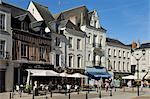 Place Michel Debre, Amboise, UNESCO World Heritage Site, Indre-et-Loire, Centre, France, Europe