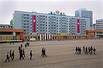 Typical city architecture, Pyongyang, Democratic People's Republic of Korea (DPRK), North Korea, Asia