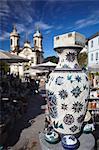 Ceramic pot at market, Ouro Preto, UNESCO World Heritage Site, Minas Gerais, Brazil, South America