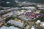 Aerial view of industrial estate, Manaus, Amazonas, Brazil, South America